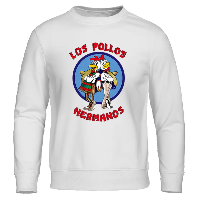 LOS POLLOS Hermanos Movie Sportswear For Men Funny Chicken Brothers Sweatshirt Loose Oversized Soft Pullover Hip Hop Streetwear