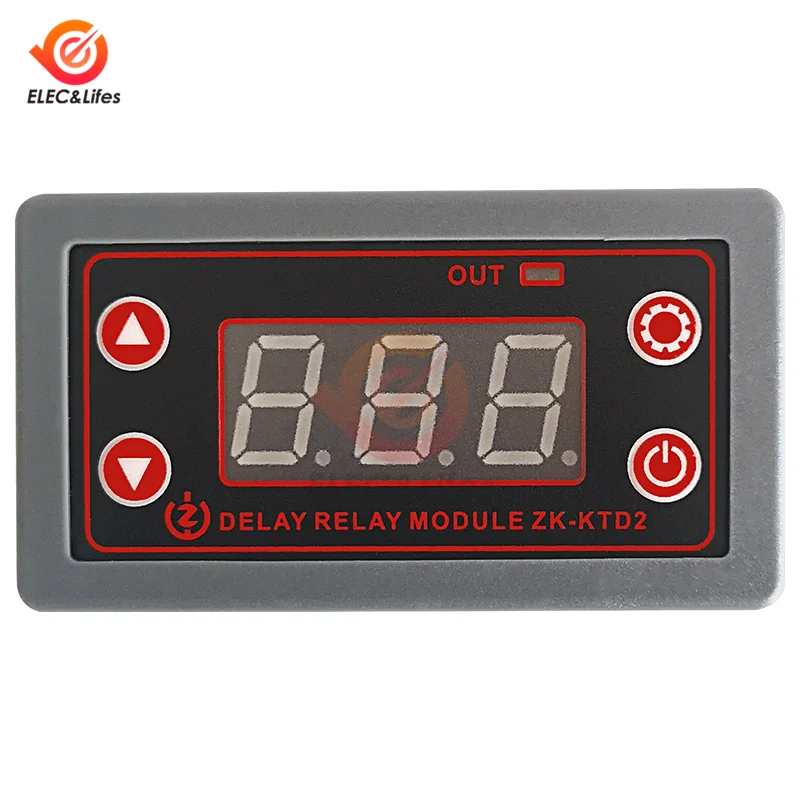 DC 5–30 V Zeitverzögerungsrelais 5 V 12 V 24 V High- und Low-Level-Triggerschalter Zyklus-Timing-Verzögerungsrelaismodul TTL Serielle Kommunikation