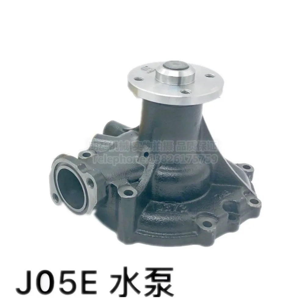 Cooling pump 16100-E0373 For Kobelco SK200-8 210 230 250-8 260 Super 8 Cooling Pump J05E Engine Water Pump Excavator Parts