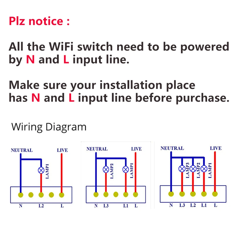 Smart WiFi Touch Curtain Switch Smart Home WiFi Electric Touch Blinds Curtain Switch Ewelink APP Voice Control By Alexa Echo