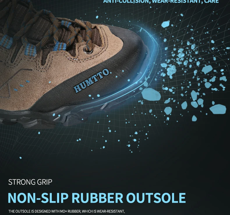 Humtto Rutschfeste Outdoor-Wanderschuhe für Herren, atmungsaktive Kletterschuhe für Damen, Sport-Sneaker, Trekking- und Jagdstiefel, Tourismus- und taktische Schuhe – Detail 13