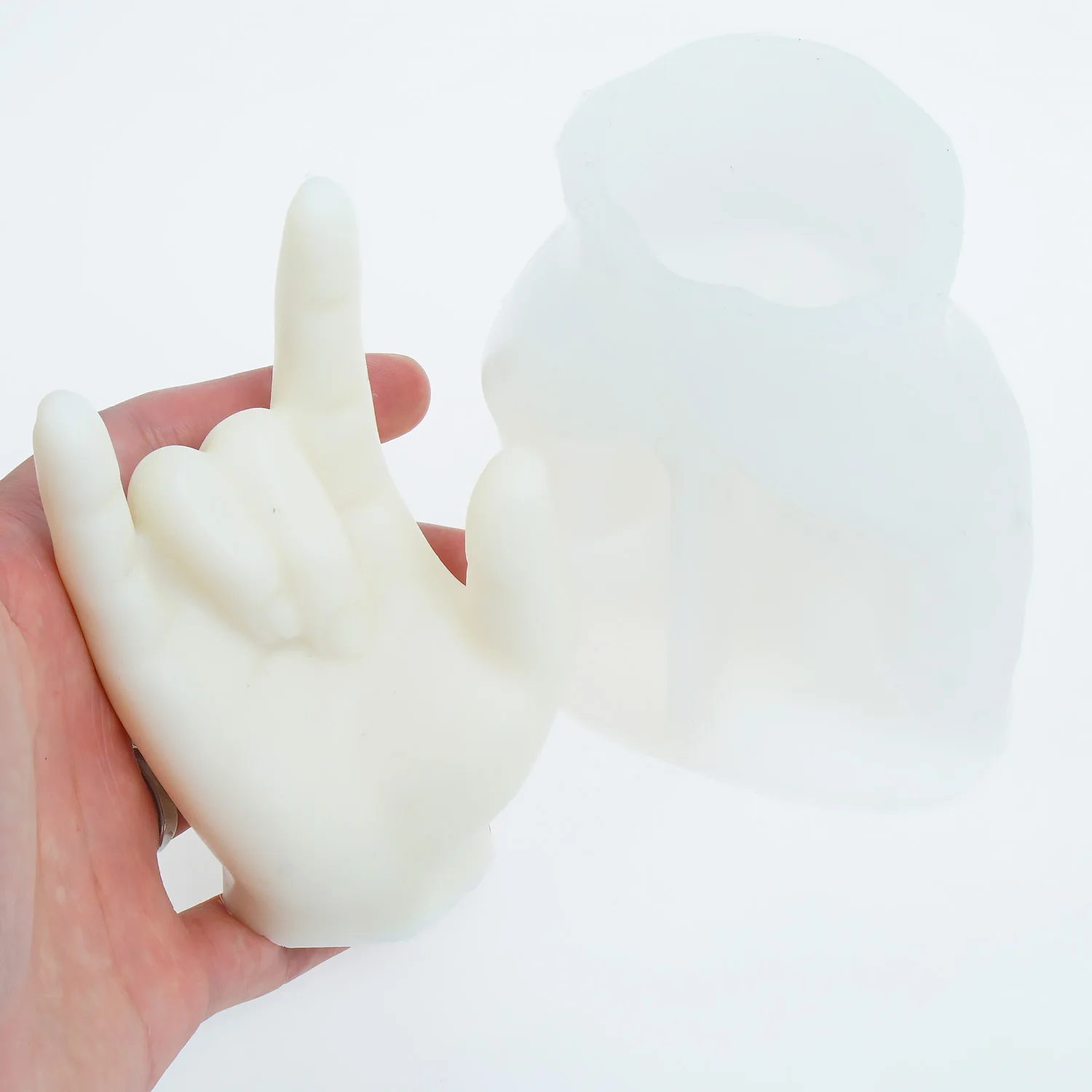 

1 PC Figures Candle Mold,Epoxy Resin Mold,I Love You Hand Candle Mold,Aromatherapy Candle Mold