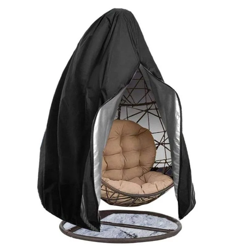 Waterproof Outdoor Garden Egg Swing Chair Dustproof With Zipper Protective Cover