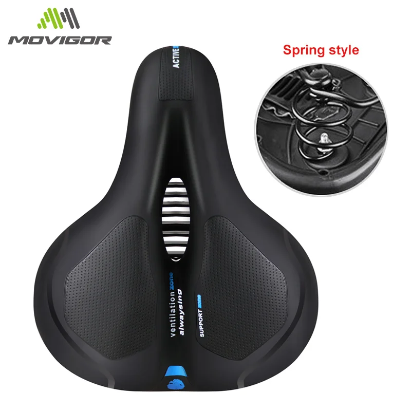 

Bicycle Saddle Men Women MTB Road Bike Saddle Breathable Shock Absorbing Comfortable Big Butt Bike Seat Bicycle Parts