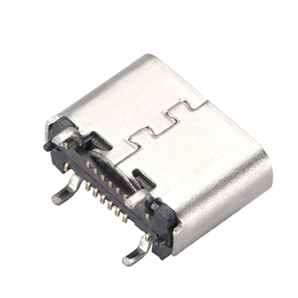 2-5pcs TYPE-C Micro USB SMT  Connector Vertical plug-in board 16 Pin Jack Socket Female For MP3/4/5 Other Mobile Tabletels