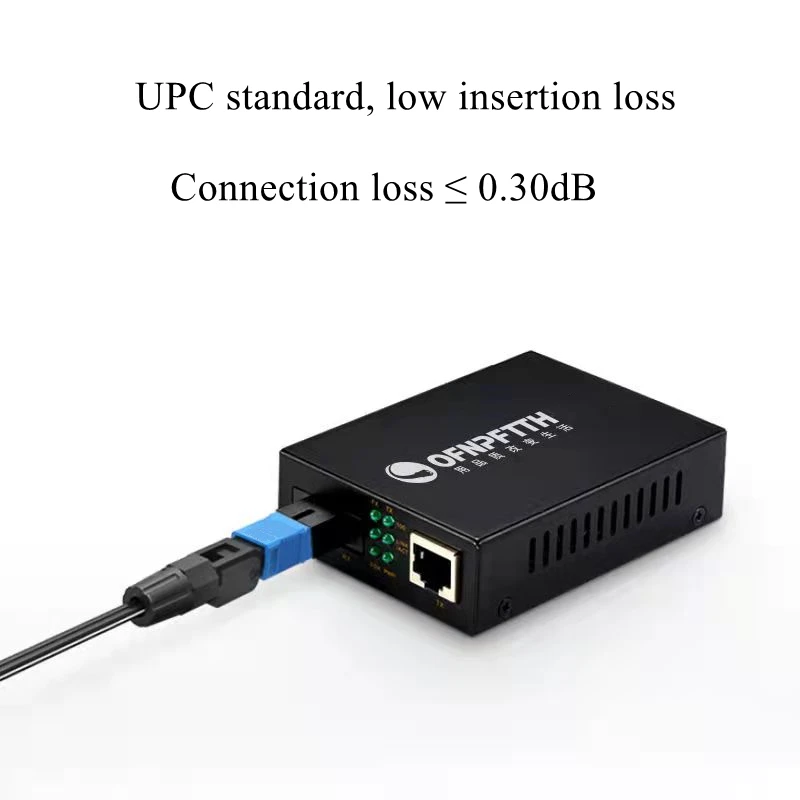 HTOC SC/UPC-P Optical Fiber Cable Fast Connector อะแดปเตอร์ FTTH ฝังตัวไฟเบอร์ออปติก Quick Assembly Connector โหมดเดี่ยว