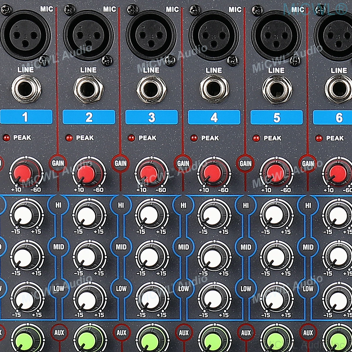 وحدة تحكم احترافية لخلط القنوات بتأثير 320 DSP بتأثير 8 أصوات FX AUX EQ نظام صوتي لخلط التردد