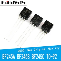 10PCS/LOT BF245 BF245A BF245B BF245C TO-92 TO92 Junction Field Effect NPN Transistors New  Good Quality Chipset