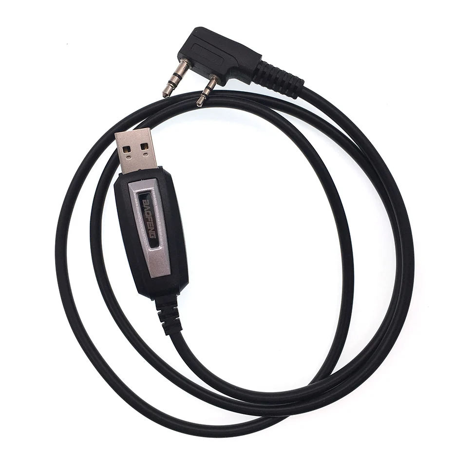 BAOFENG-Cable de programa USB con CD para UV-5R, piezas de walkie-talkie de UV-82, accesorios de Radio bidireccional de marca Original