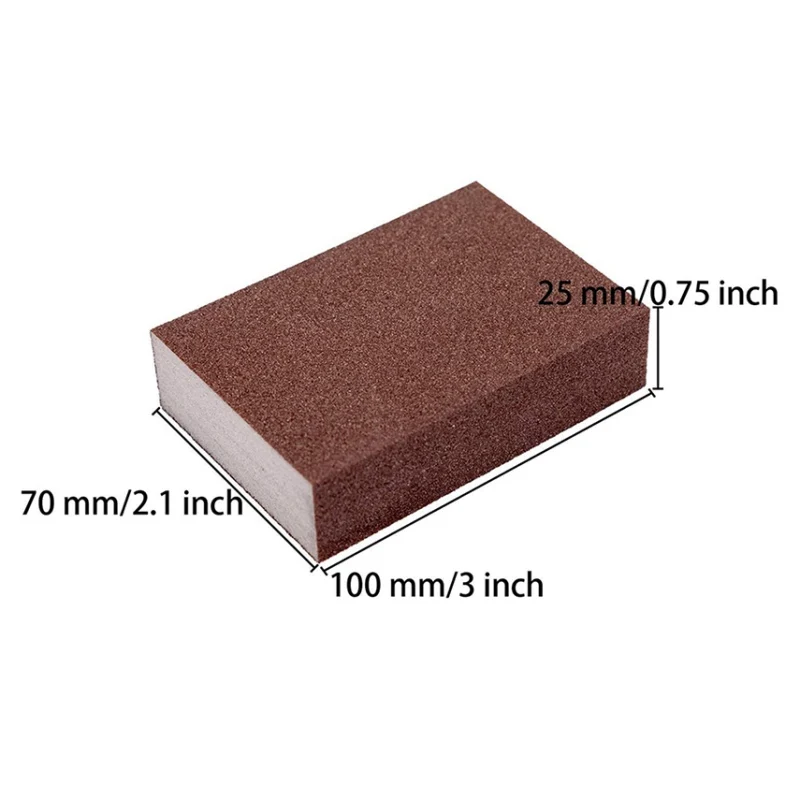 Sponge Sand Block Polishing Wood Furniture Jade Wenwan Metal Derusting Polishing Sandpaper Abrasive Block