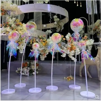 Wedding props lollipop guide PVC bendable color film candy ornaments wedding decoration T stage scene layout