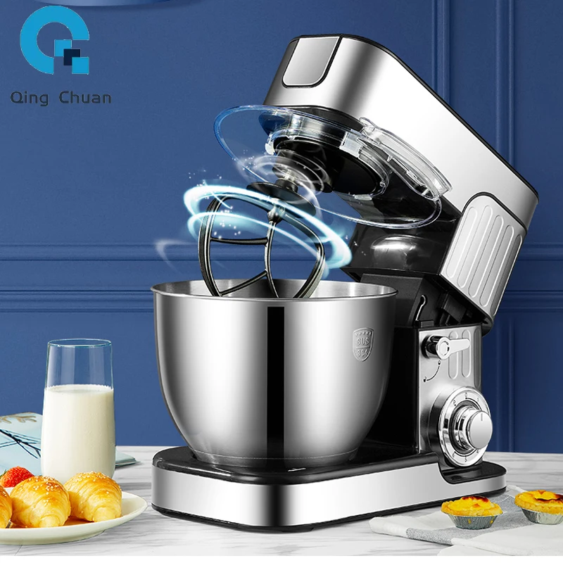 1000W 7L Kitchen Chef 3-in-1 Electric Stand Egg Whisk Dough Cream Mixer Machine Juicer Meat Grinder Sausage Mincer