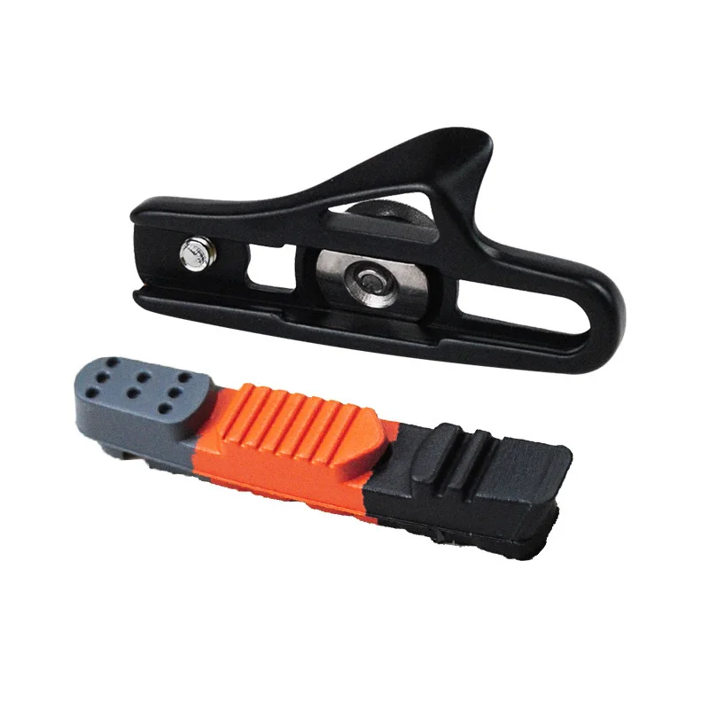 مسند فرامل مضاد للقفل للدراجة قابل للطي من Brompton ، حذاء خفيف الوزن بمشبك C ، خالٍ من الضوضاء ، زوج واحد