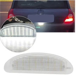 18 LED 12V Car License Plate Lights OEM 7700410754 No Error Super Bright  Number Plate Lamp for Renault Clio MK2 Twingo