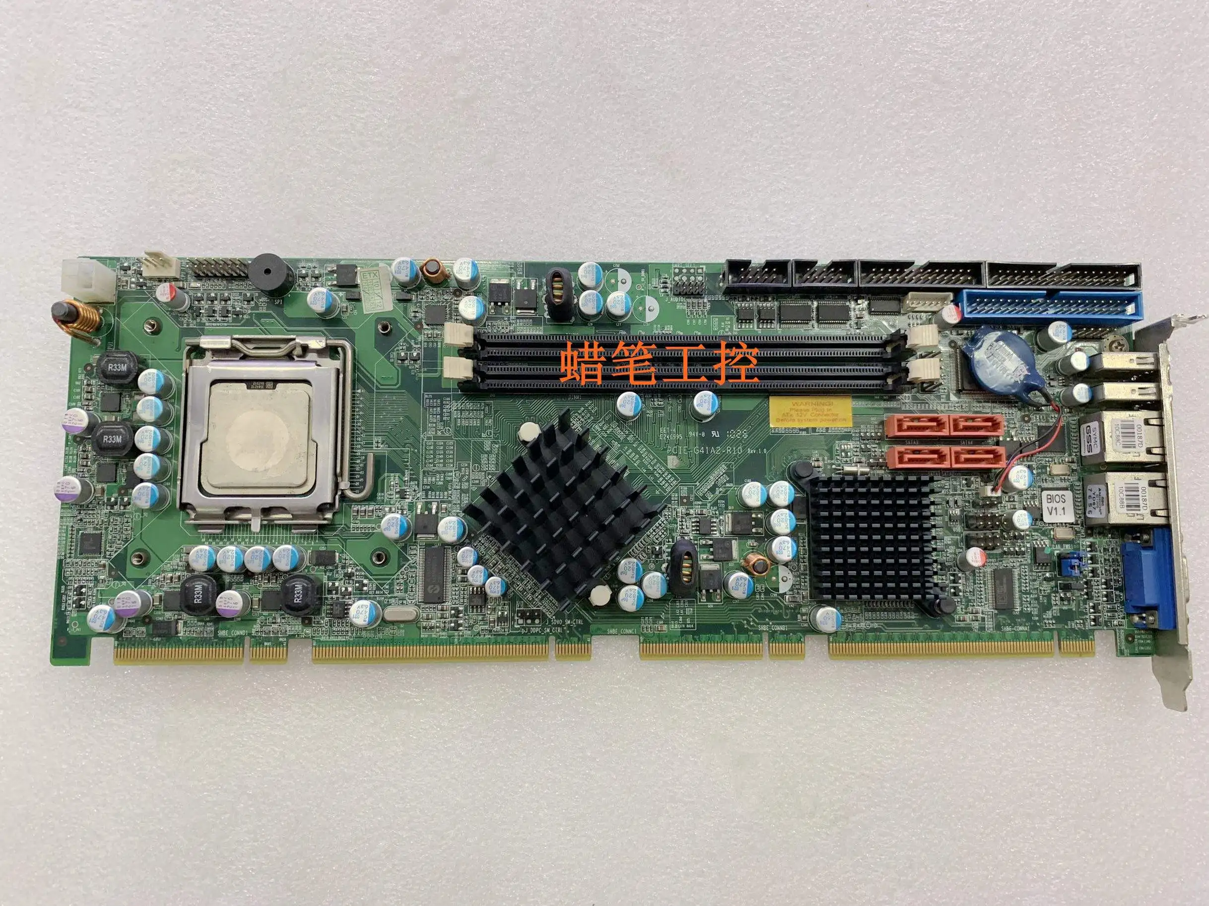 

Industrial control panel PCIE-G41A2-R10 REV 1.0 Full-length industrial control motherboard double net mouth