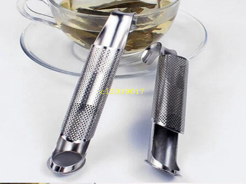 

Stainless Steel Pipe Design Strainer Tea Infuser Touch Feel Good Holder Tool Tea Spoon Infuser Filter Sticks Kitchen Accessories