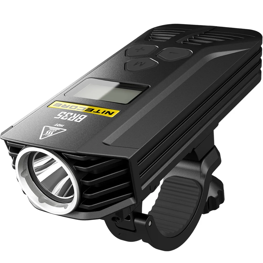 2024 Wholesale Nitecore BR35 1800LM CREE XML U2 Dual Distance Beam Rechargeable Bike Light Built In 6800mAh Battery Pack outdoor