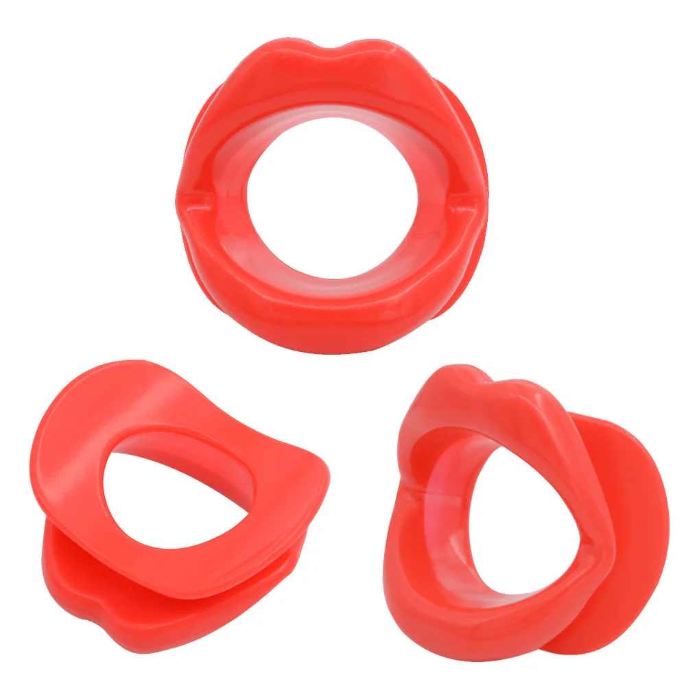 Silicone Lip O-Ring Opening Gag Oral Sex Fetish BDSM Restraint Mouth Ball Plug Forced Mouth Opener Sex Props Lovers Sex Toys