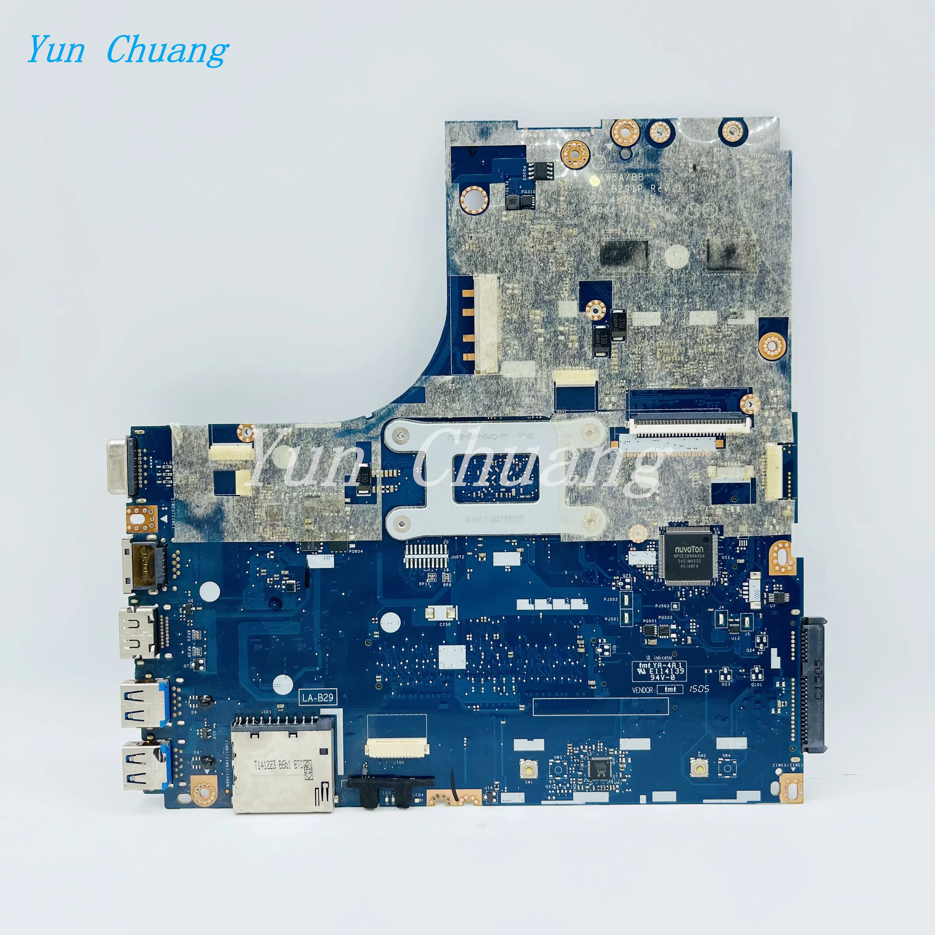 FRU:5B20G37219 ZAWBB LA-B291P For Lenovo B50-45 Laptop Motherboard with A4-6210 2GB GPU DDR3L 100% Fully Tested