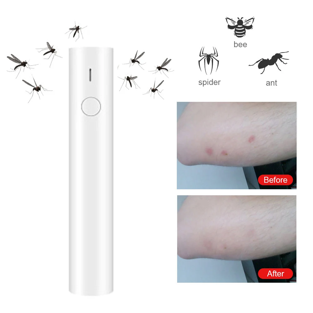 Portable Infrared Pulse Antipruritic Stick Mosquito Insect Bite Anti-Itching Pen With Precise Temperature Control High Quality