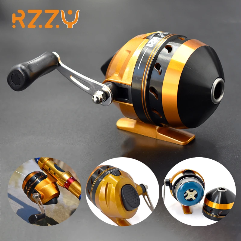 

SY20 Metal Fishing Reels Power Hard Gear Light & Tough Body Catapult Slingshot Bow Fish Wheel for Outdoor Hunting Shooting New