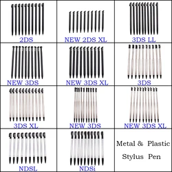 10PCS Metal Telescopic Stylus Plastic Stylus Touch Screen Pen for 2DS 3DS New 2DS LL XL New 3DS XL LL For NDSL NDSi
