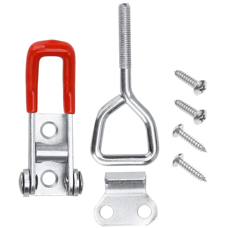 20 Pack Adjustable Toggle Latch Clamp 4001, 330 Lbs Holding Capacity, Heavy Duty Quick Release Pull Latch Toggle Clamp