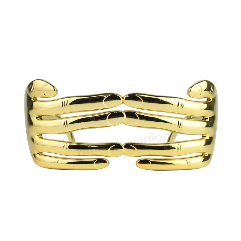 Gold Fingers Glasses Festival Points Men One Piece Silver Bar for Party Cosplay Extraordinary Fashion Oculos de Sol Feminino