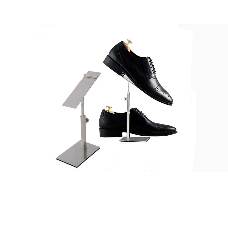 

Stainless Steel Shoe Display Stand for Women, Sandals Holder, High Heel Leather Rack, Free Shipping, High Quality