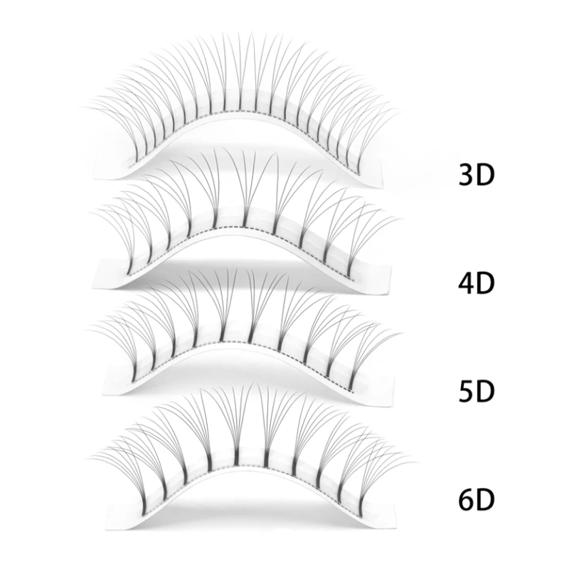 MASSCAKU Lashes Short Stem Premade Fans Russian Volume Eyelashes Natural Soft False Individual  Eyelashes Extensions for Beauty