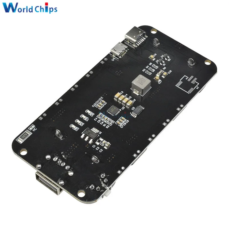Double 18650 Lithium Battery Shield V8 5V/3A 3V/1A Power Bank Battery Charging Module Micro USB For Arduino ESP32 ESP8266 WIFI