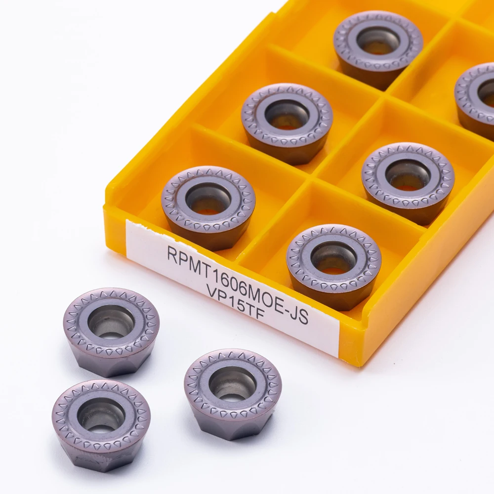 Imagem -04 - Interna de Metal Aço Steeless Ferramenta de Torneamento Rpmt Carboneto de 1606 Transformando Ferramenta de Inserção 10 Pcs Alta Qualidade Rpmt1606 mo js Vp15tf