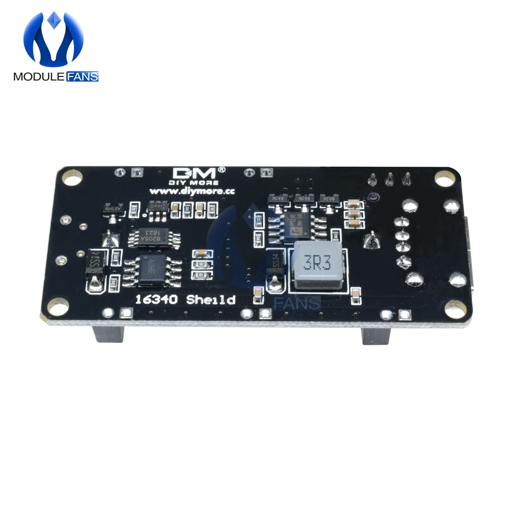 16340 Micro USB Power Bank Batterie Ladegerät Modul Dual Ausgang 3,3 V 5V Akku Halter Lithium-Batterie Lade bord – Detail 9