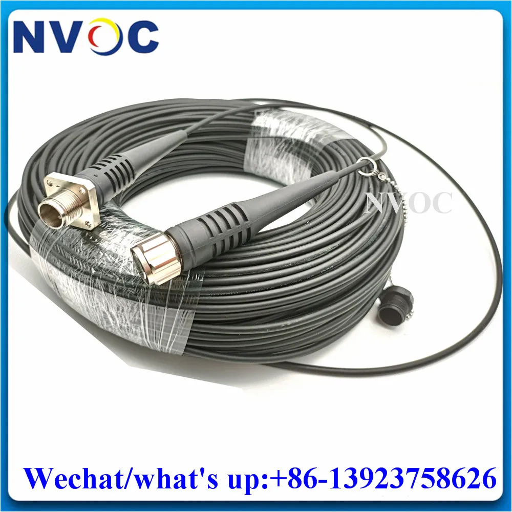 

IP67 120M 4F/4C Outdoor ODC Female/Male Connector Plug/Socket Type 4Cores FTTA Tactical 4Fibers TPU/LSZH Cable Patch Cord/Leads