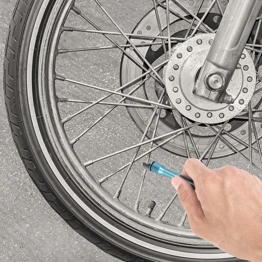 Conjunto de chave de raio de motocicleta, ferramenta de reparo com 10 peças, pontas endurecidas, 5.0 ~ 6.8, ajuste de tensão de raio para a maioria das motos