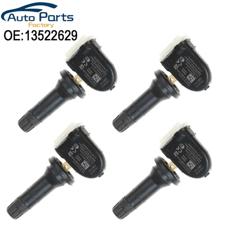 

4PCS Tire Pressure Sensor TPMS For Opel Antara Bolt Karl For Cadillac Xt5 Ct6 Srx For Chevrolet Aveo Malibu 433Mhz 13522629