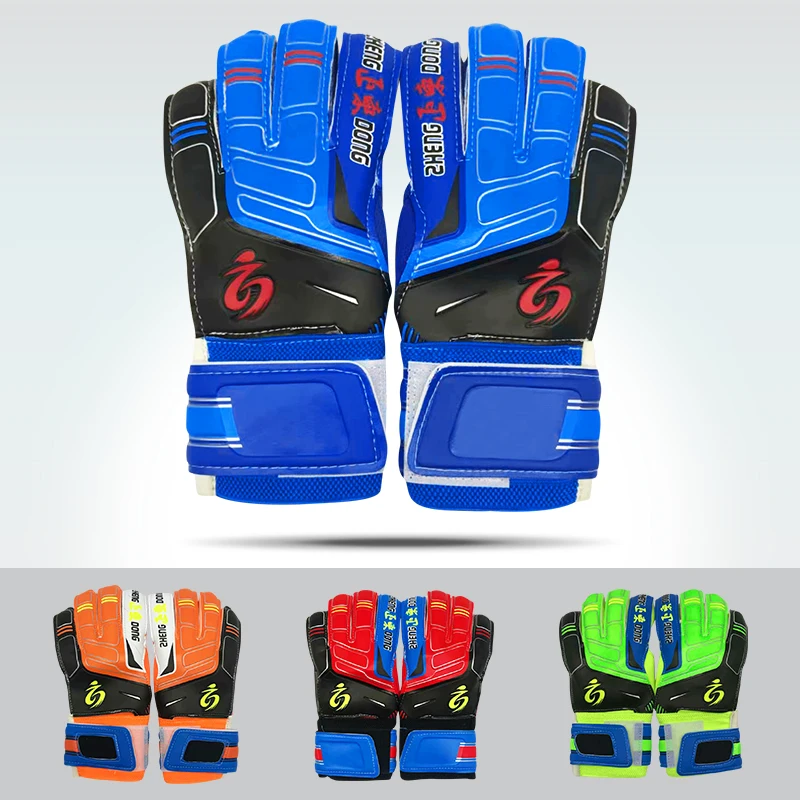 

Goalkeeper gloves with finger protection Professional kids youth goalkeeper gloves Football Gloves Soccer Goalie Training Gloves