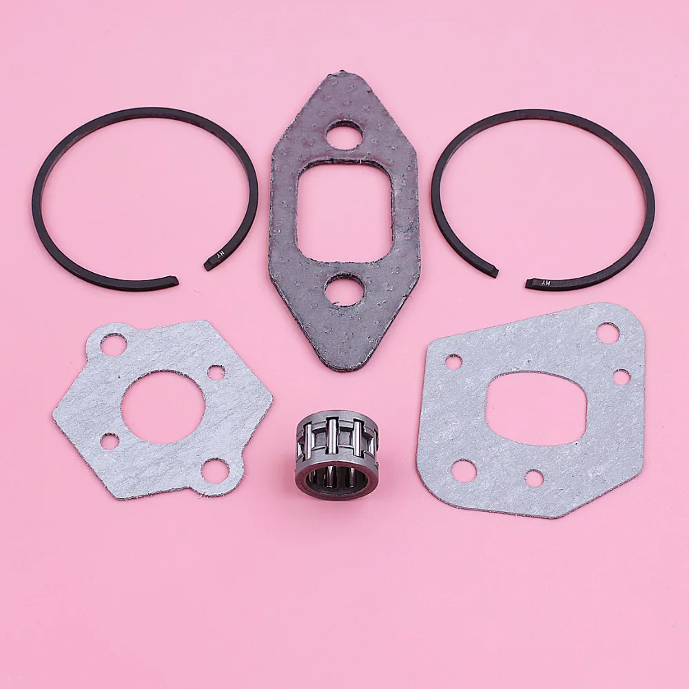 Carburatore Carb guarnizione anello pistone Kit cuscinetto ad aghi per Partner 350 351 352 370 390 motosega ricambio pezzo di ricambio