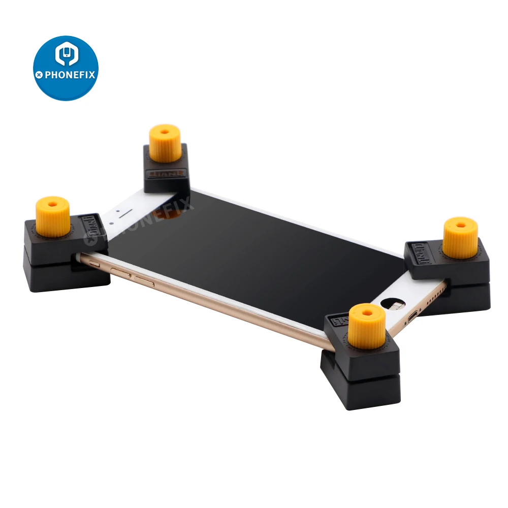 4 pz/lotto Qianli iClamp universale schermo LCD Clip di fissaggio per iPhone Tablet PC schermo regolabile posteriore in vetro strumenti di fissaggio morsetto