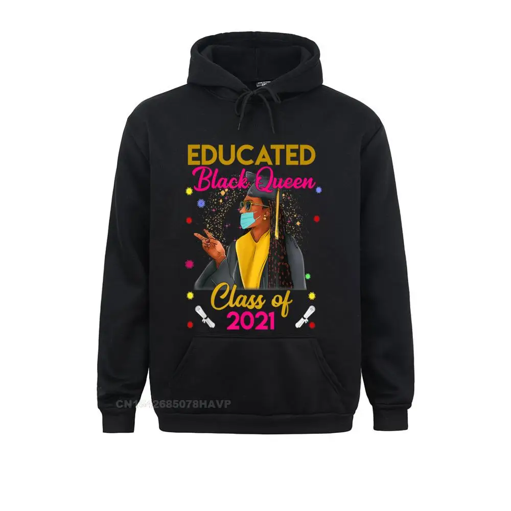 Class Of 2021 Gift Graduation Black Queen Seniors Hoodie Hoodies Wholesale Leisure Long Sleeve Man Sweatshirts Clothes