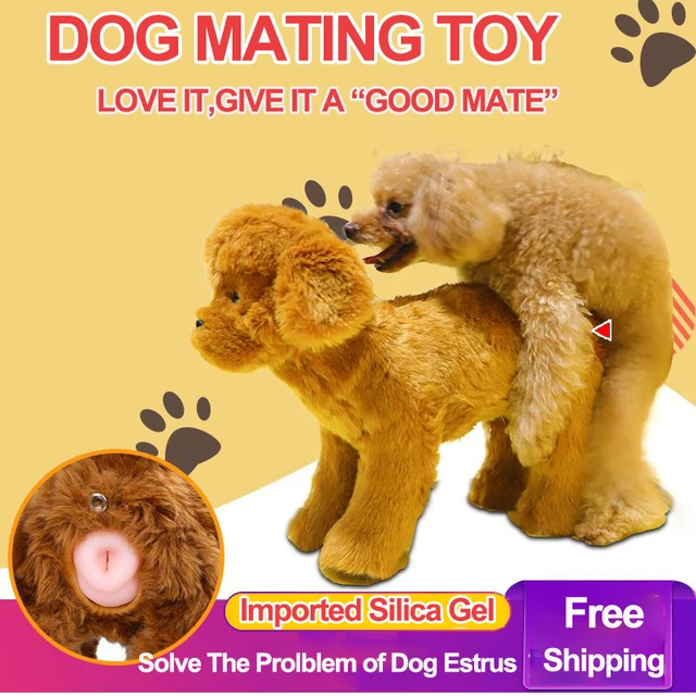 Silicone Simulation Mating Dog Toy Male Pet Estrus Vent Dog Toys  