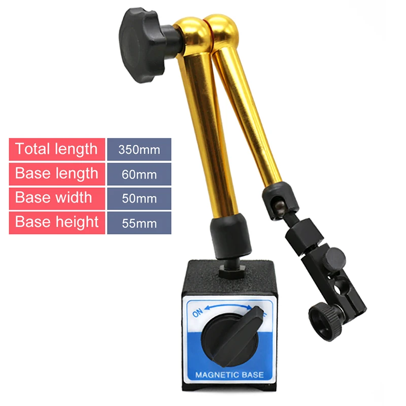 Magnetic Stand Dial Indicator Magnetic Base Holder Variety of Options High Quality For Machining and Equipment Calibration