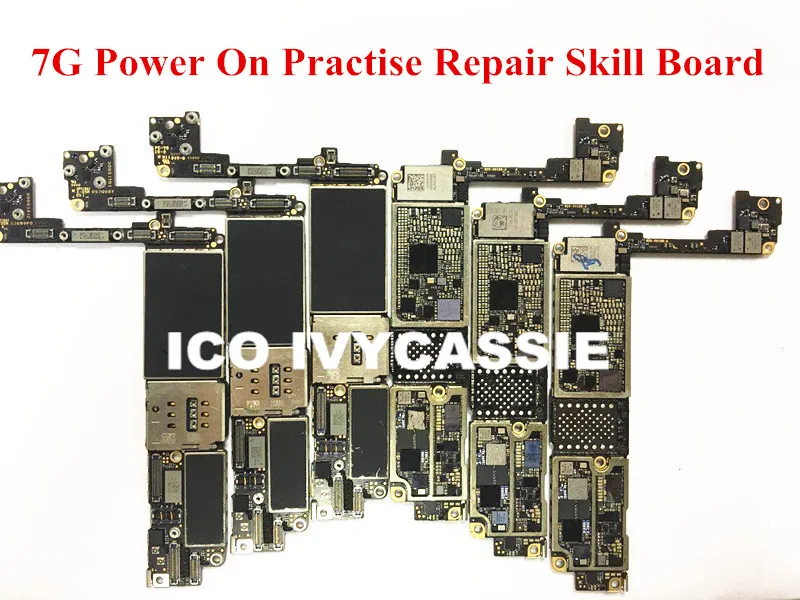 For iPhone 6/6Plus/ 6S/6SP/7G/7P/8/8P/X/XS Max/XR DFU Board Power on Motherboard Boot Logic Without Nand Practise Repair Skill