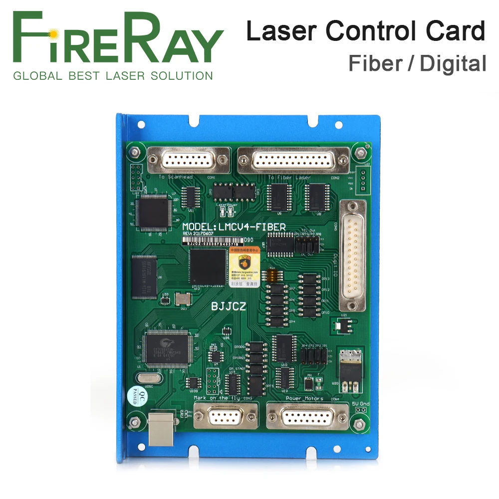 JCZ LMCV4 FIBER and DIGIT Control Card Ezcard 32/64Bit for Fiber Series Laser Source Raycus MAX IPG Fiber Laser Marking Machine