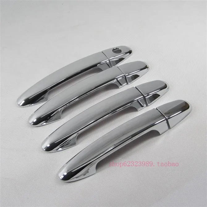 For Hyundai Santa Fe 2007 2008 2009 2010 2011 2012 CHROME CAR DOOR HANDLE COVER TRIM MOLDING Free Drop Shipping