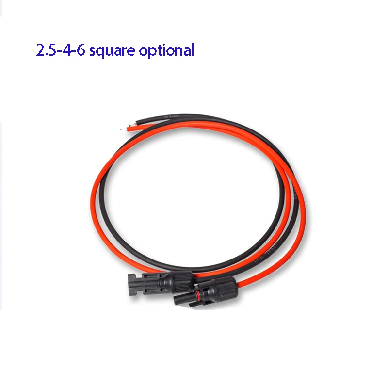 solar photovoltaic extension cable DC dedicated C4 connector male and female matching 2.5-4-6 cable