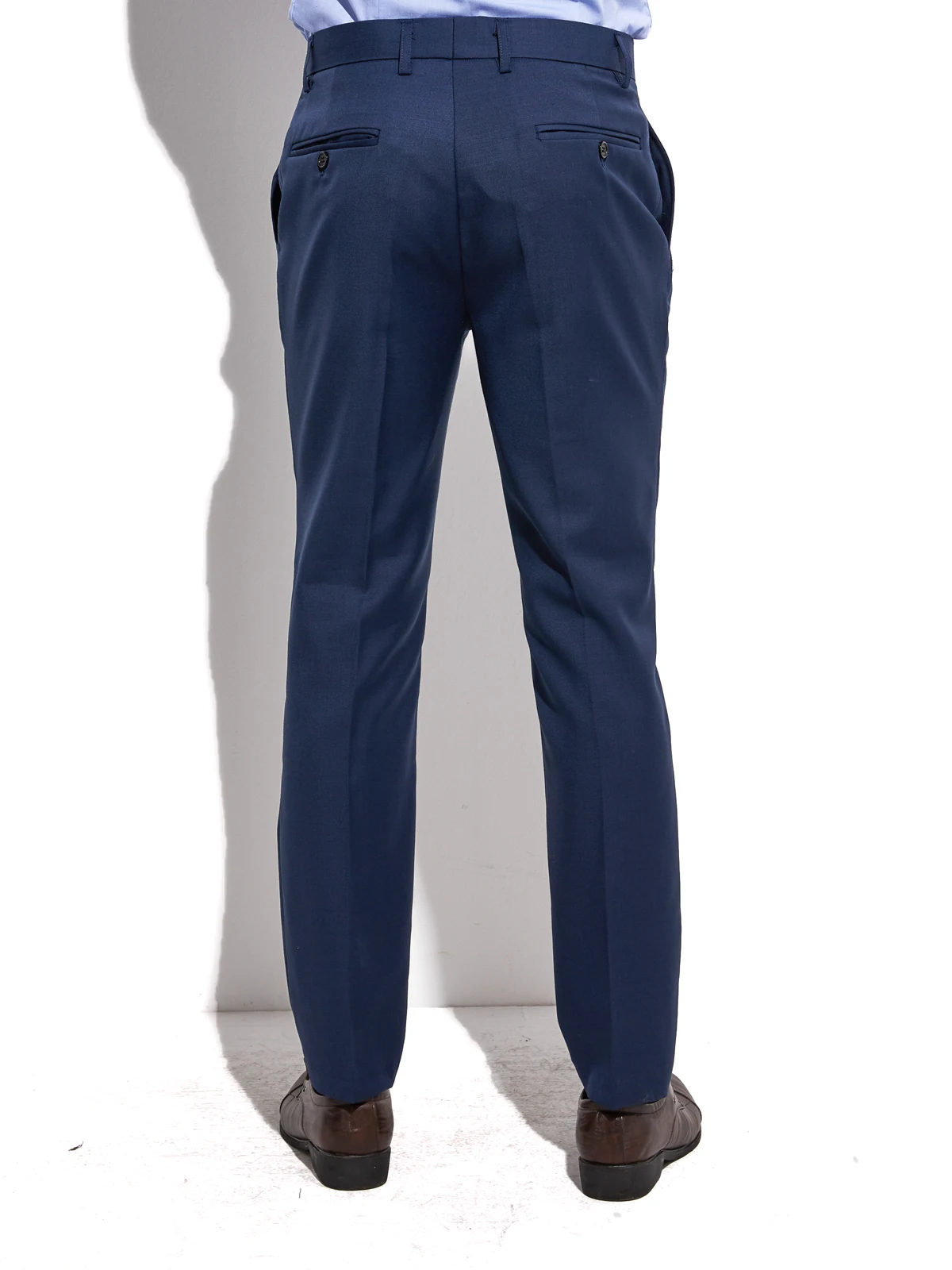 Dark Blue Man Formal Pants Custom Made Trousers For Men Office Wear Classic Pants Men Slim Pantalon Homme Classique Sur Mesure