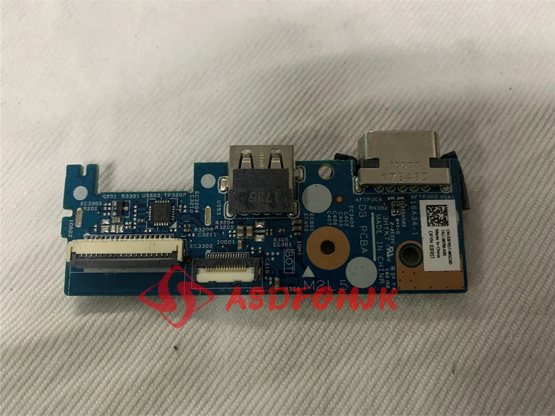 original for dell Latitude 3580 USB VGA board 03FR5T 3FR5T CN-03FR5T 3HYKT TESED OK