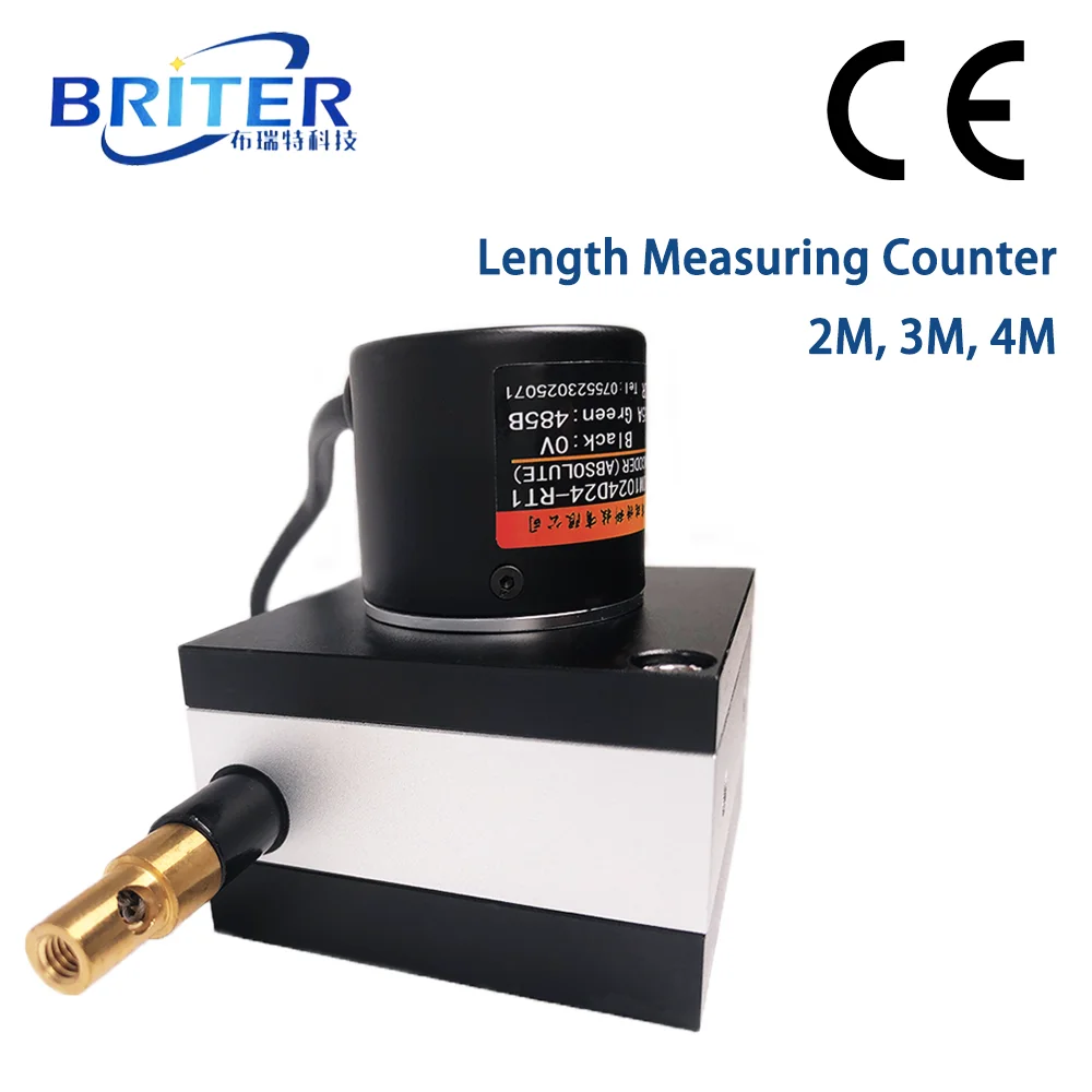 draw pull wire encoder displacement sensor transducelinear pull rope encoder measuring length instrument absolute encoder Briter