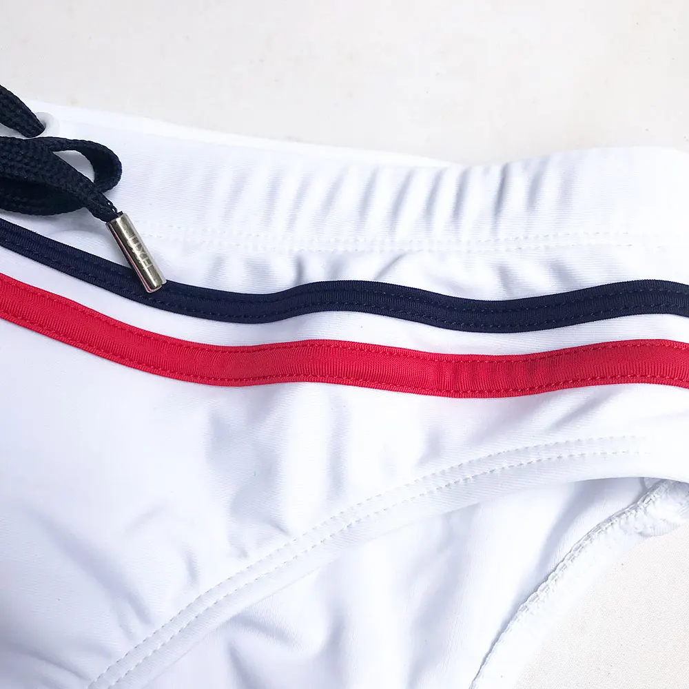 Men's Striped Swim Shorts, Summer Beachwear